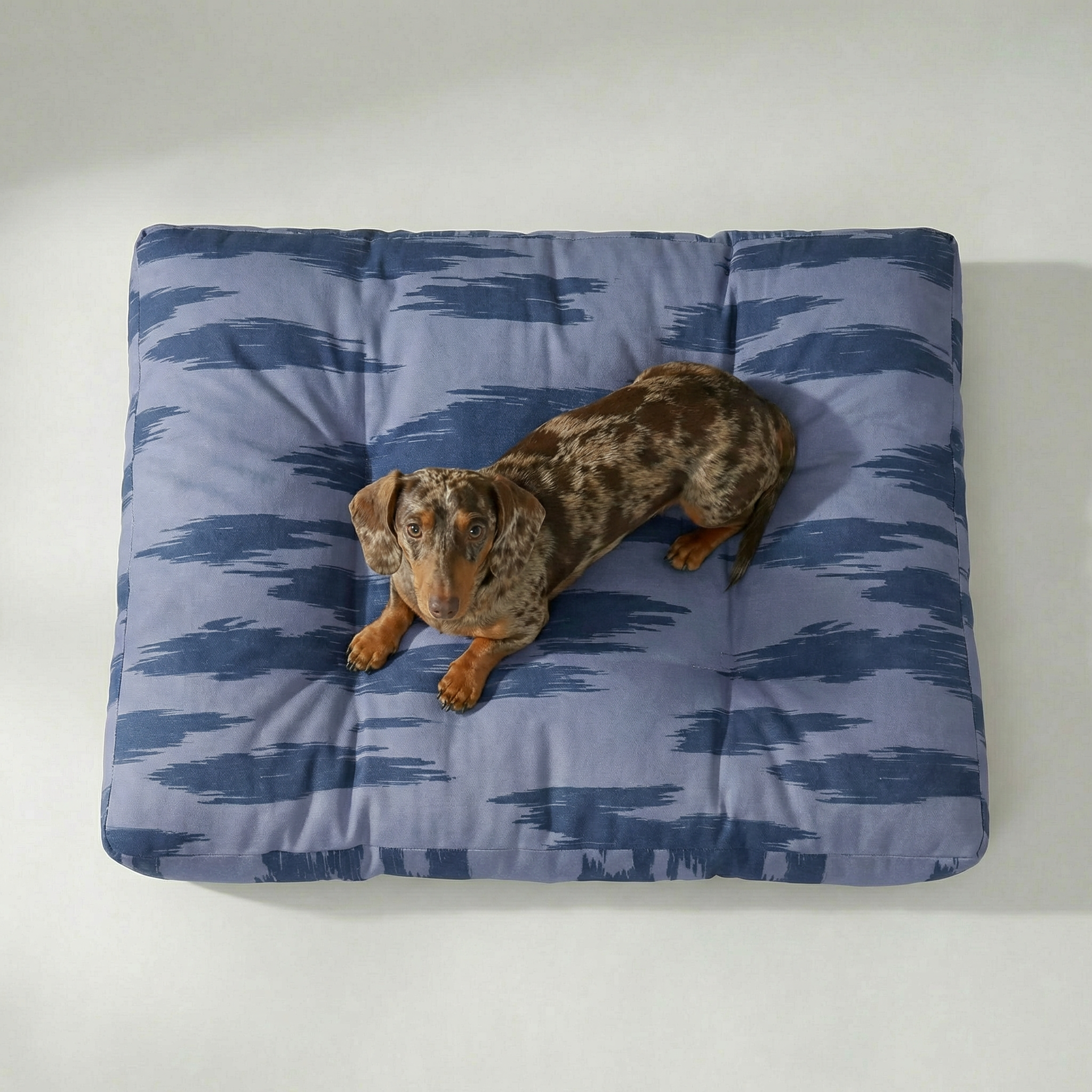 Cama para mascotas gruesa y acolchada antimanchas Mahón Azul Marino