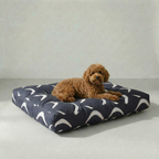 Cama para mascotas gruesa y acolchada antimanchas Calella Azul