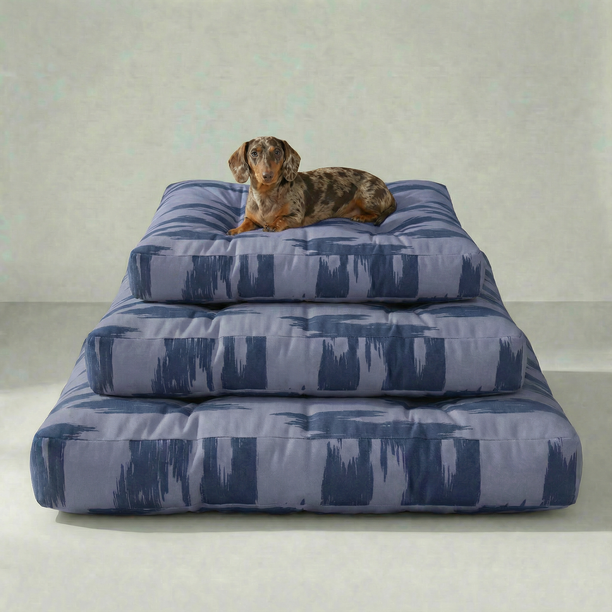 Cama para mascotas gruesa y acolchada antimanchas Mahón Azul Marino