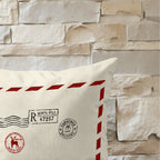 Funda de cojín 100% algodón Dear Santa Claus C 30x50 cm