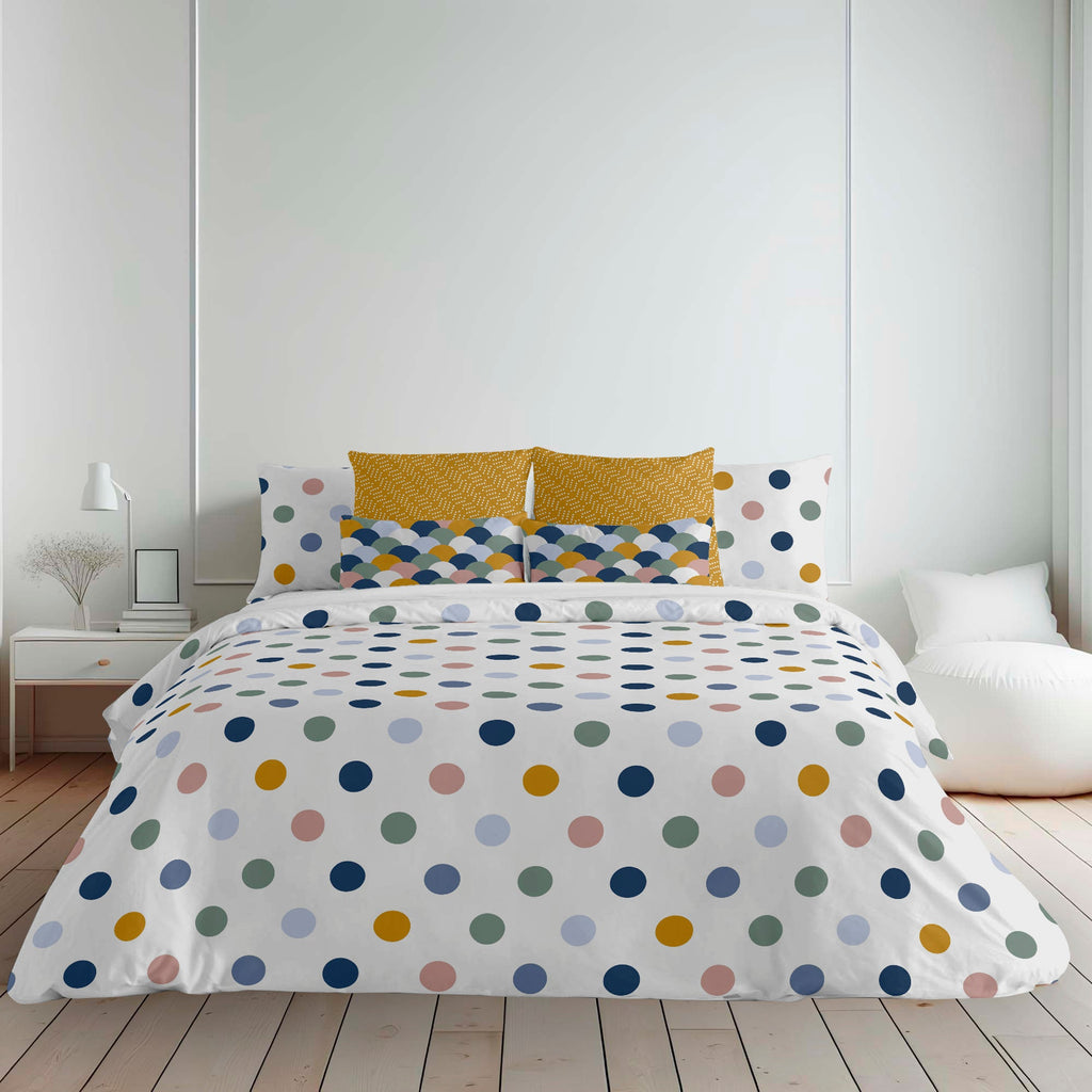 Duvet cover with buttons 100% Delhi cotton