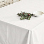 Gold Dots Stain Resistant Tablecloth