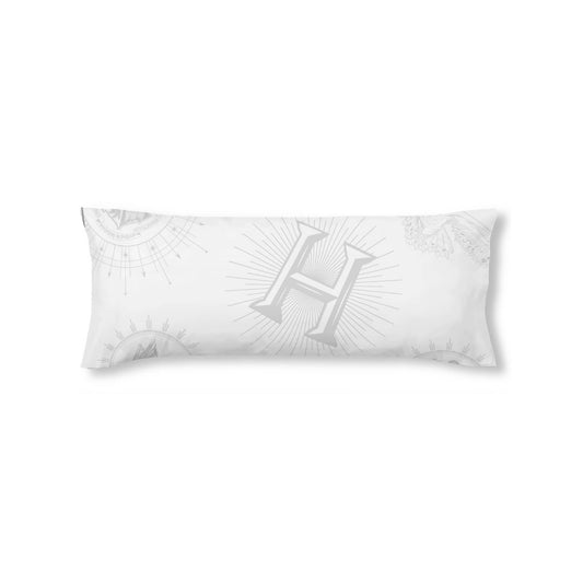 Funda de almohada 100% algodón Dormiens Draco Blanco
