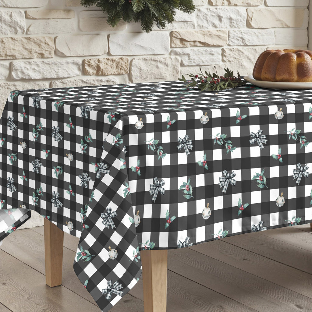 Elegant Christmas stain-resistant tablecloth 1