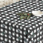 Elegant Christmas stain-resistant tablecloth 1