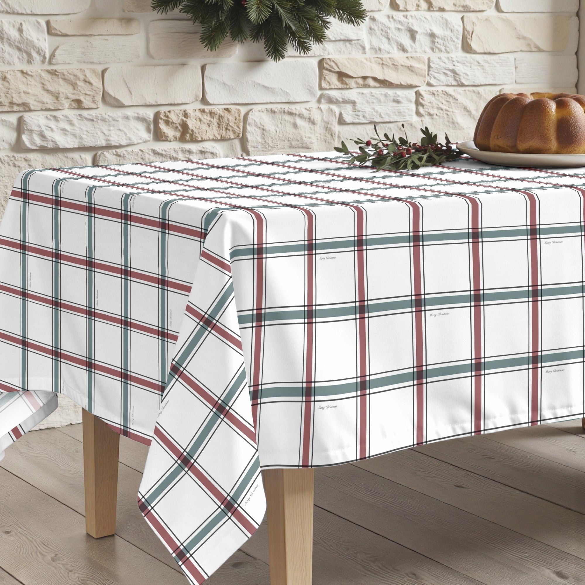 Stain-resistant tablecloth XL Elegant Christmas 4