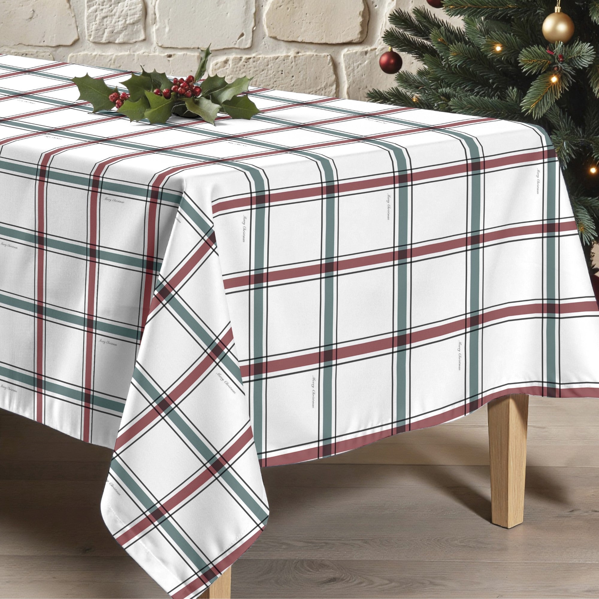 Stain-resistant tablecloth XL Elegant Christmas 4