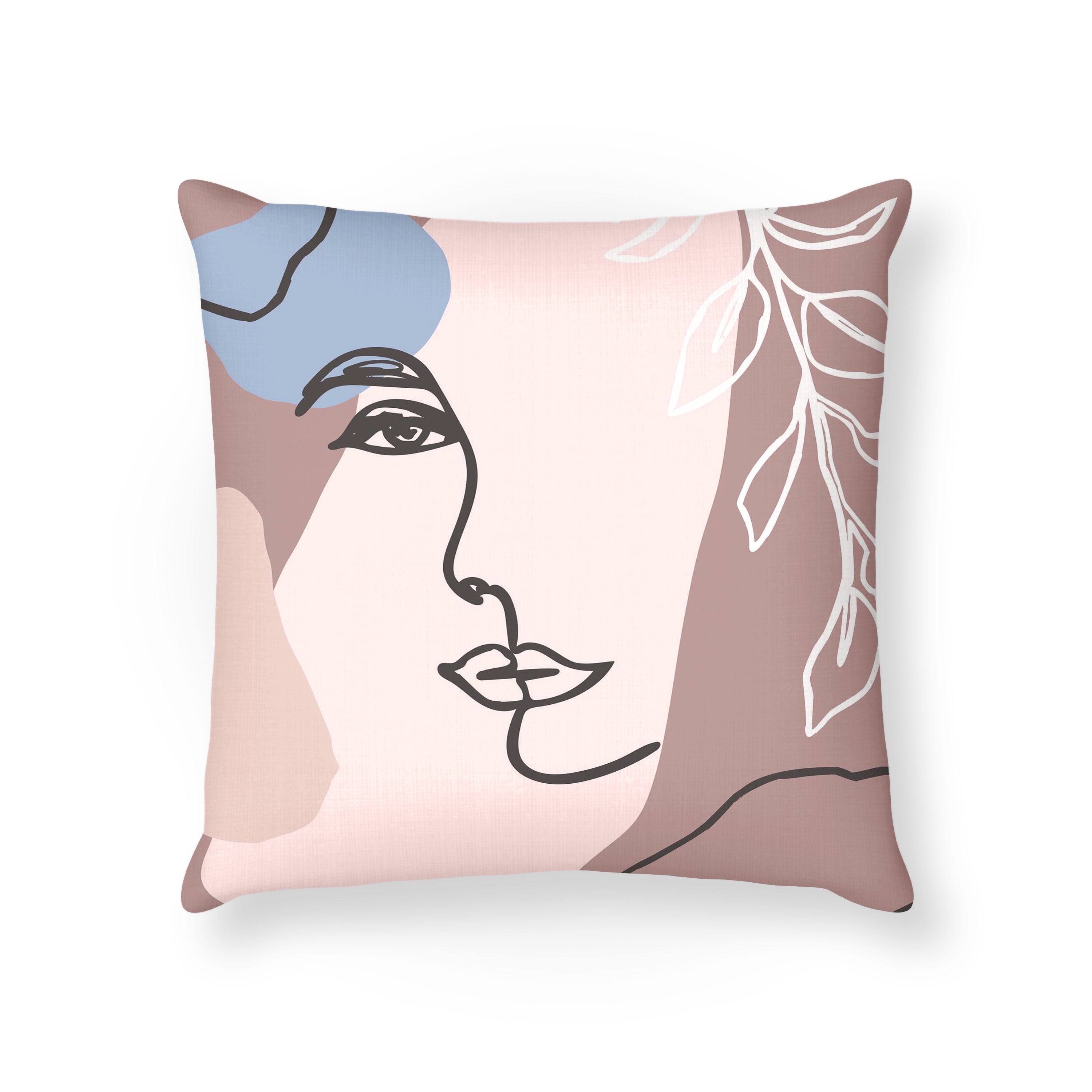 Decorative cushion with filling 45x45 cm Faces II A