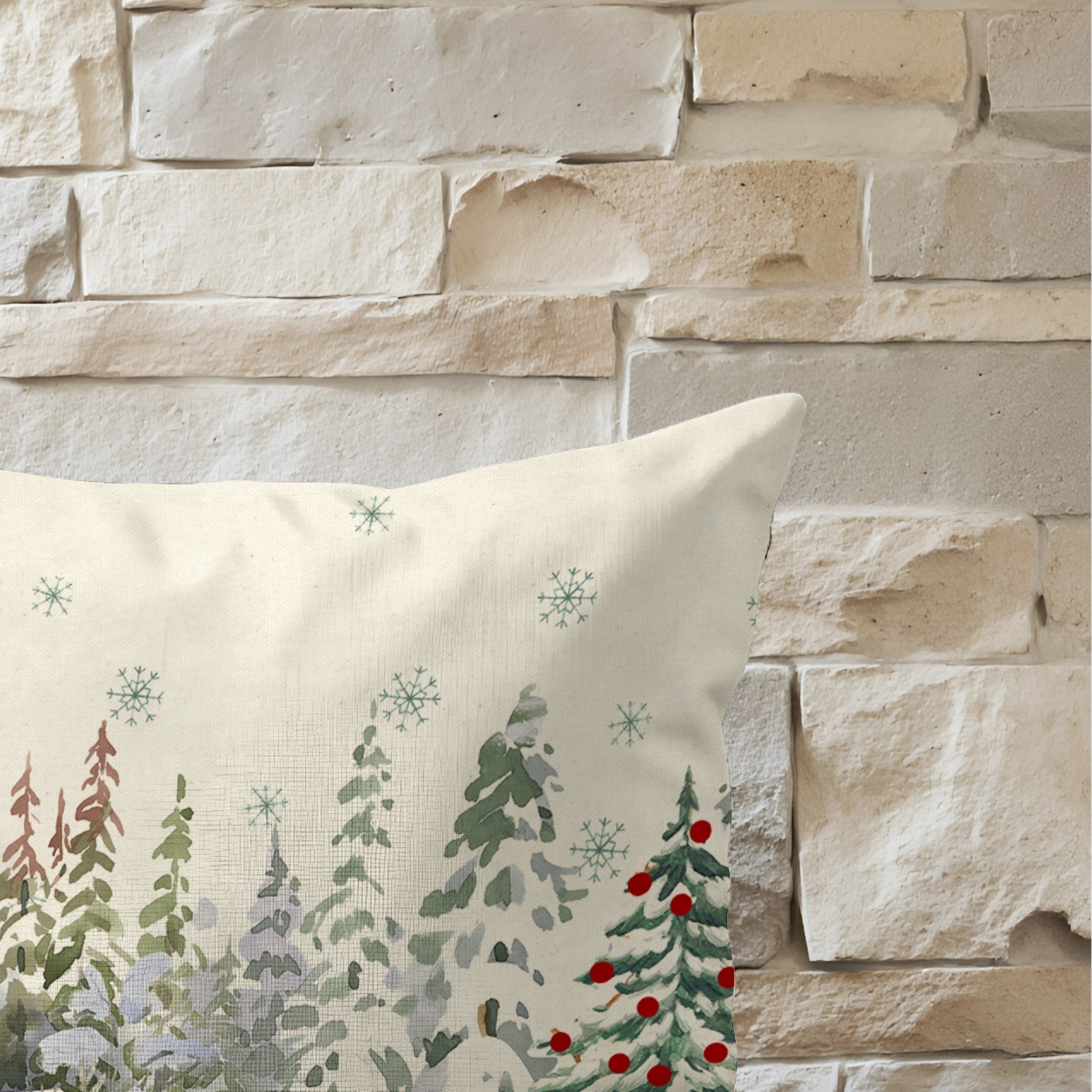 Funda de cojín 100% algodón Forest Fawn 30x50 cm