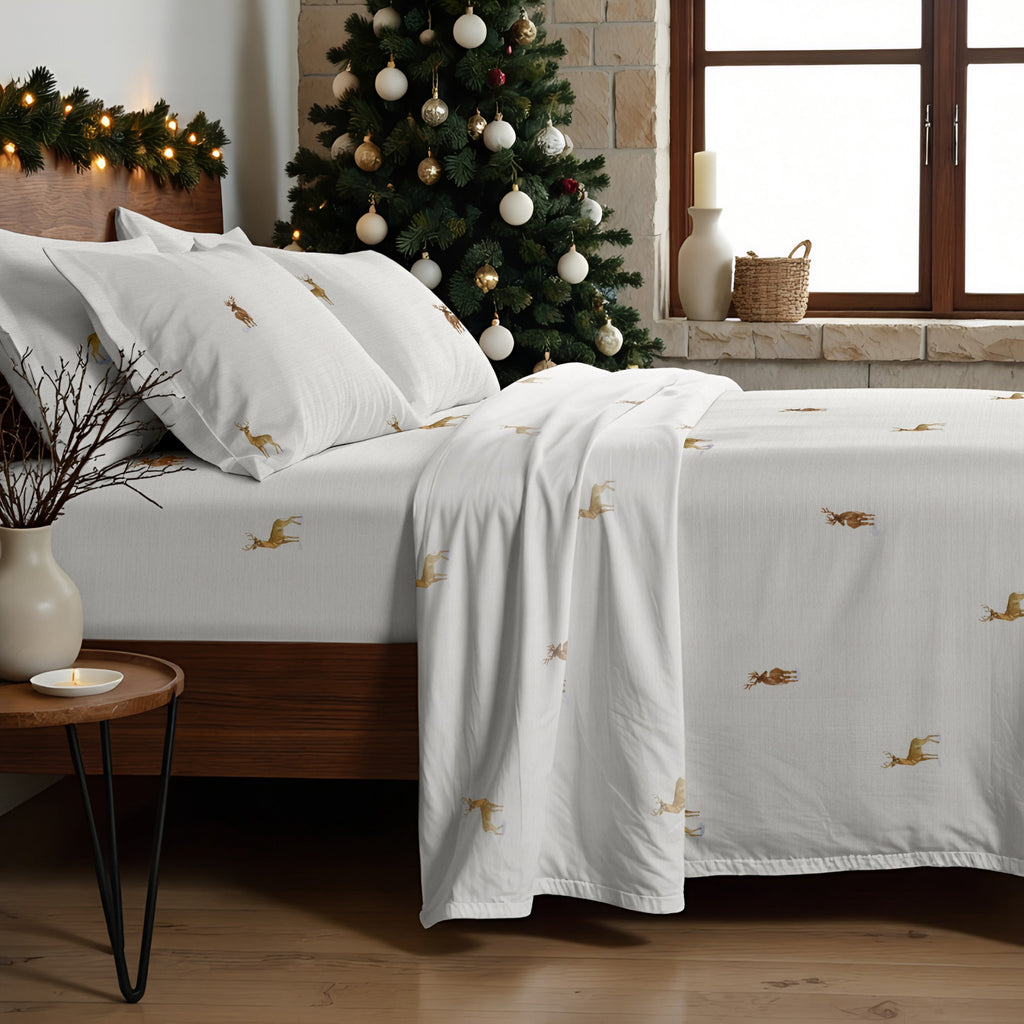 Juego de sábanas Forest Ciervo 100% algodón