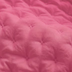 Colcha lisa acolchada Fucsia tacto suave