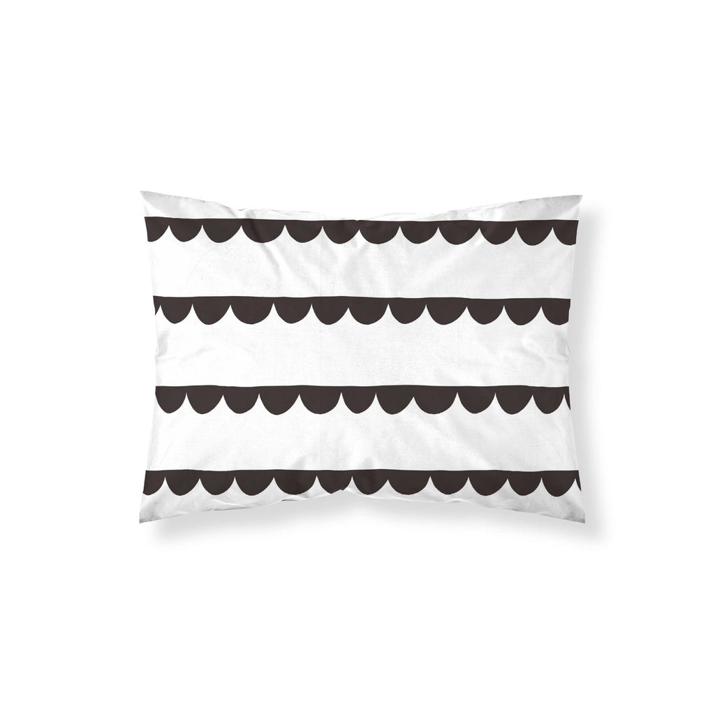 Taie d'oreiller Guido 100% coton noir