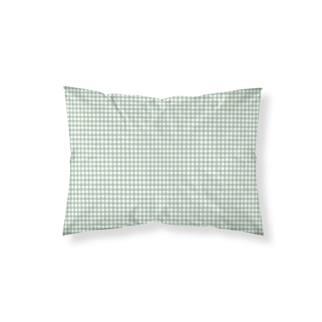 100% cotton Vichy Mint pillowcase