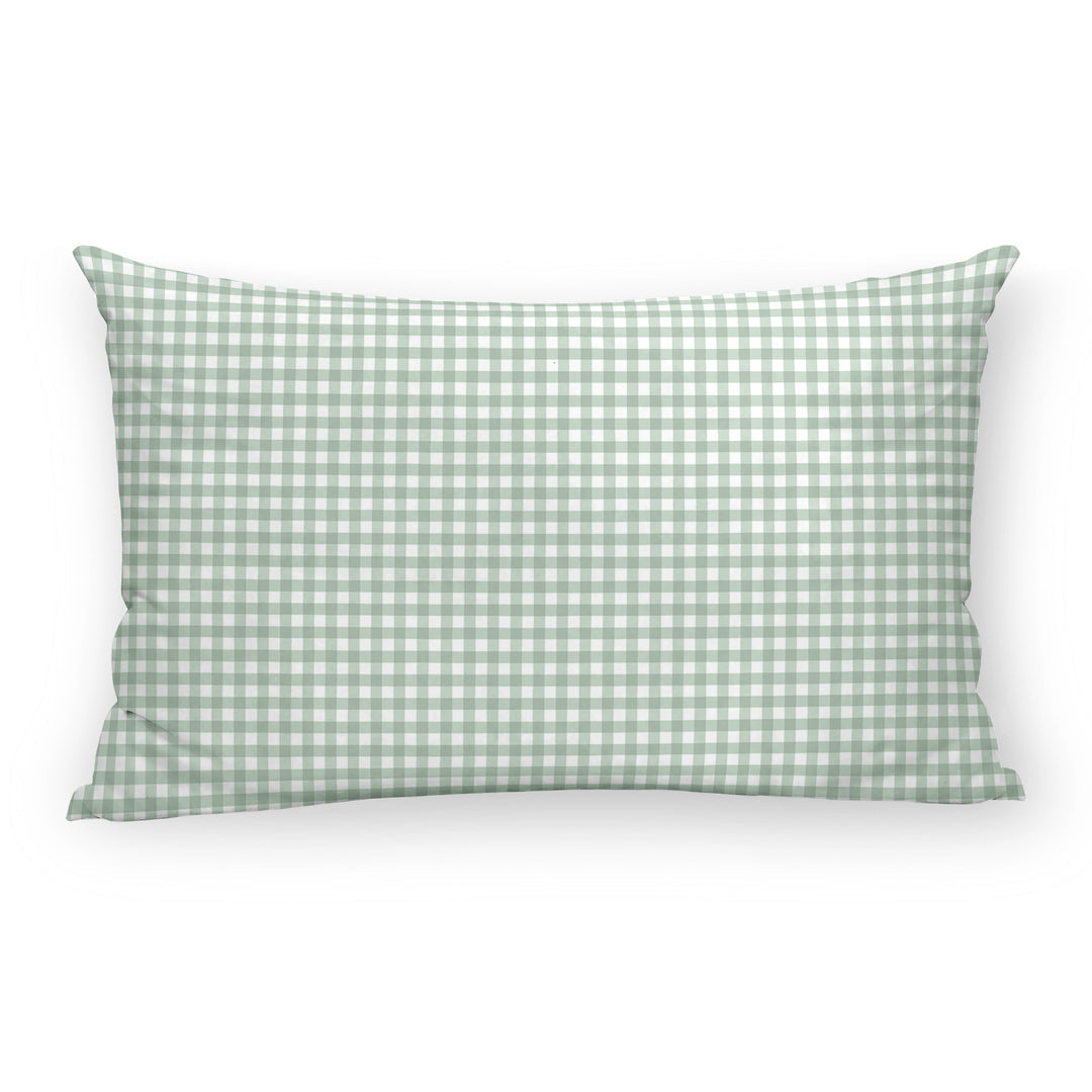 100% cotton Vichy Mint pillowcase