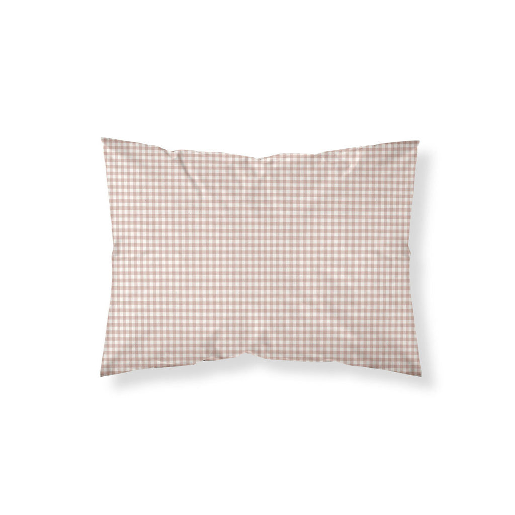 100% cotton Vichy Pink pillowcase