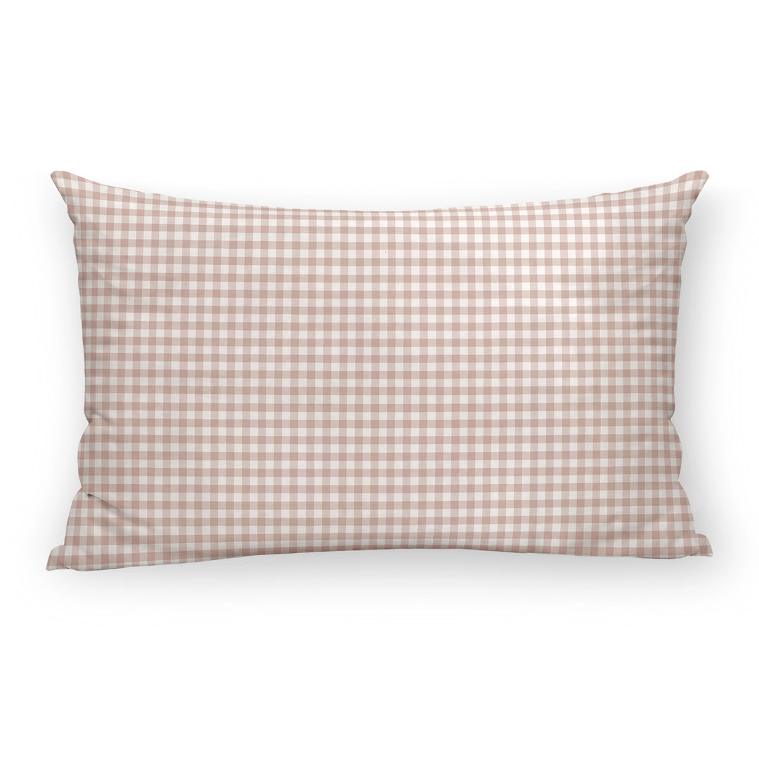 100% cotton Vichy Pink pillowcase