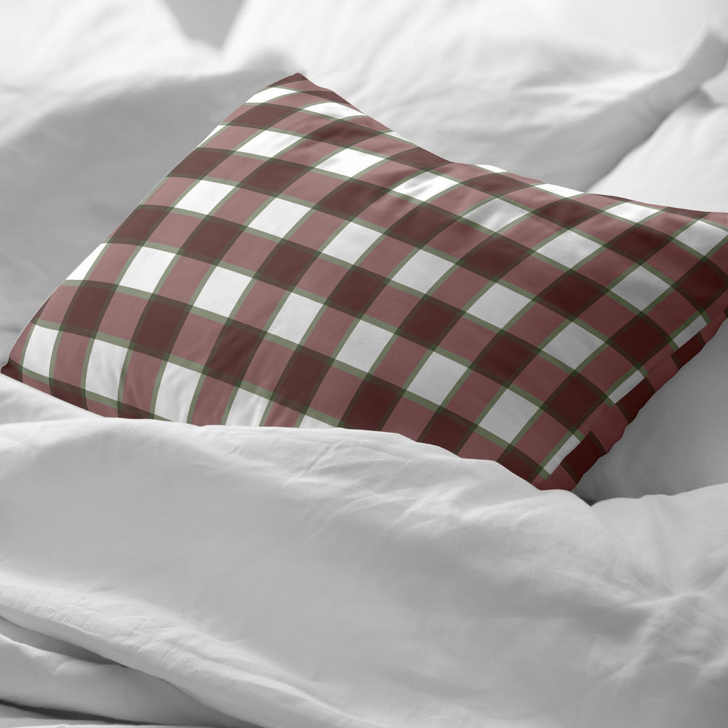 Funda de almohada 100% algodón Xmas Vichy Grande