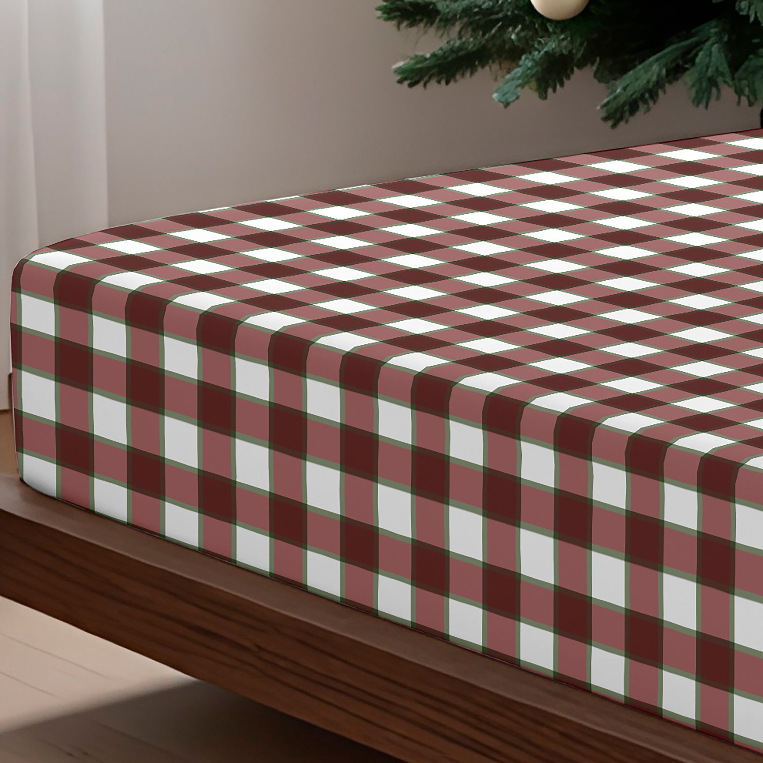 Bajera Xmas Vichy Grande 100% algodón