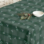Nappe antitache Noël verte 1
