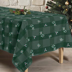 Nappe antitache Noël verte 1