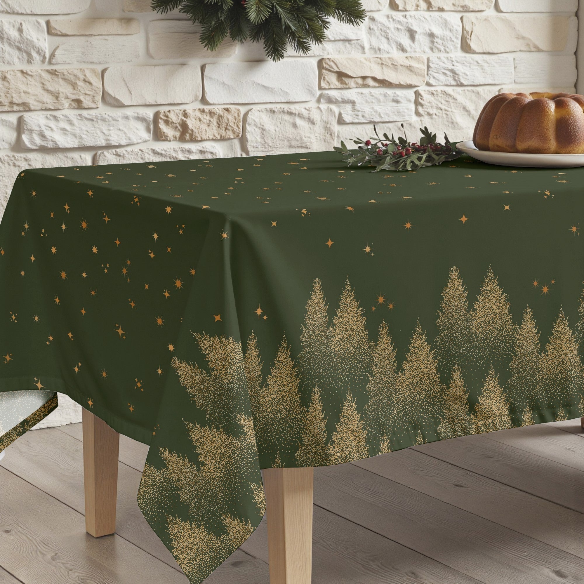 Mantel antimanchas Green stalit sky 1225