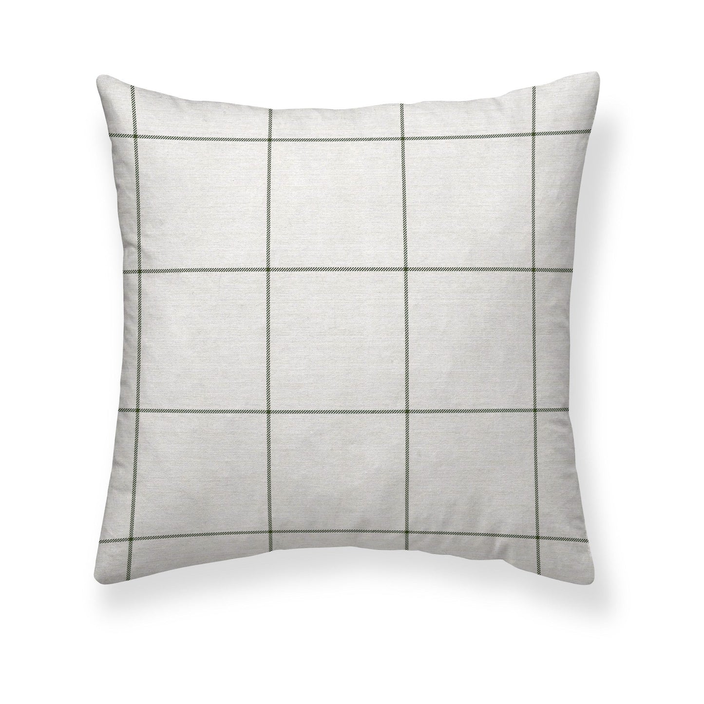 Funda de almohada Green Windowpana