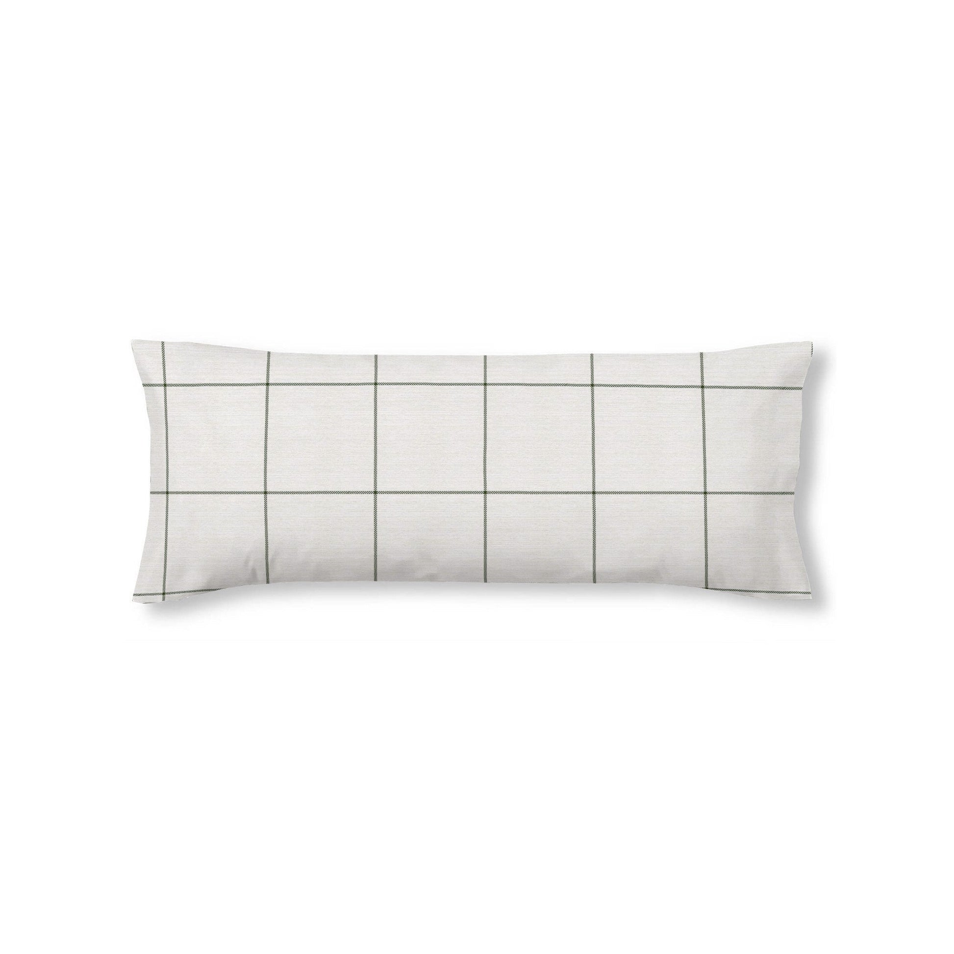 Funda de almohada Green Windowpana