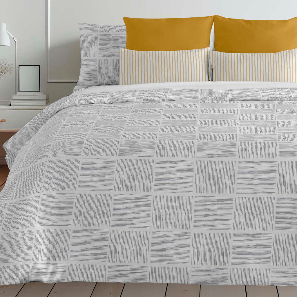 Duvet cover with buttons 100% cotton Greymouth