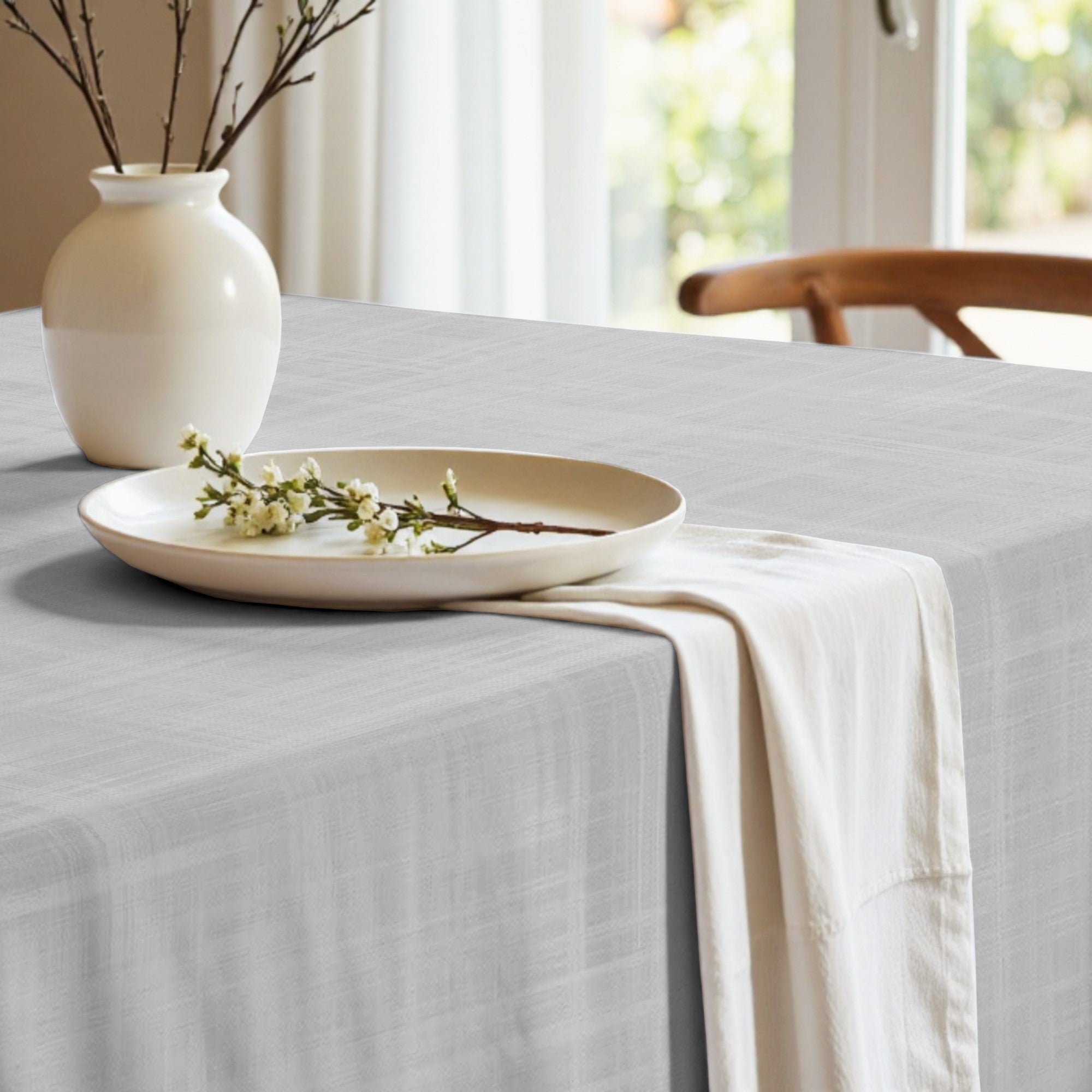 Nappe antitache gris moyen