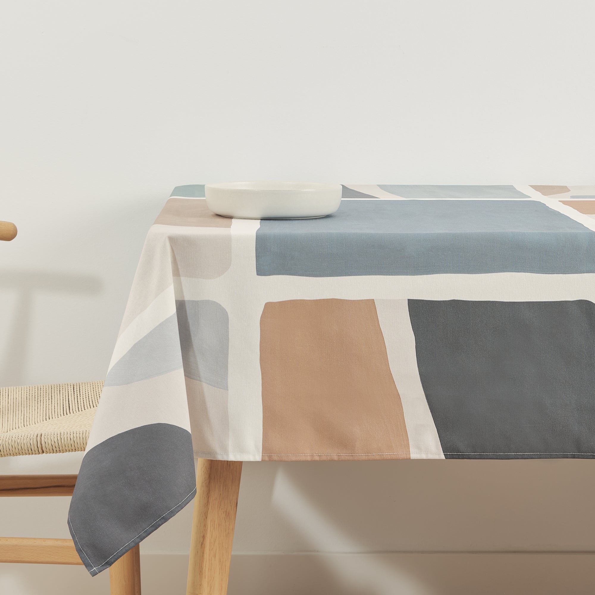 Stain-resistant tablecloth 100% cotton Peñíscola