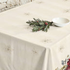 Mantel antimanchas Holiday ponsettia 1225