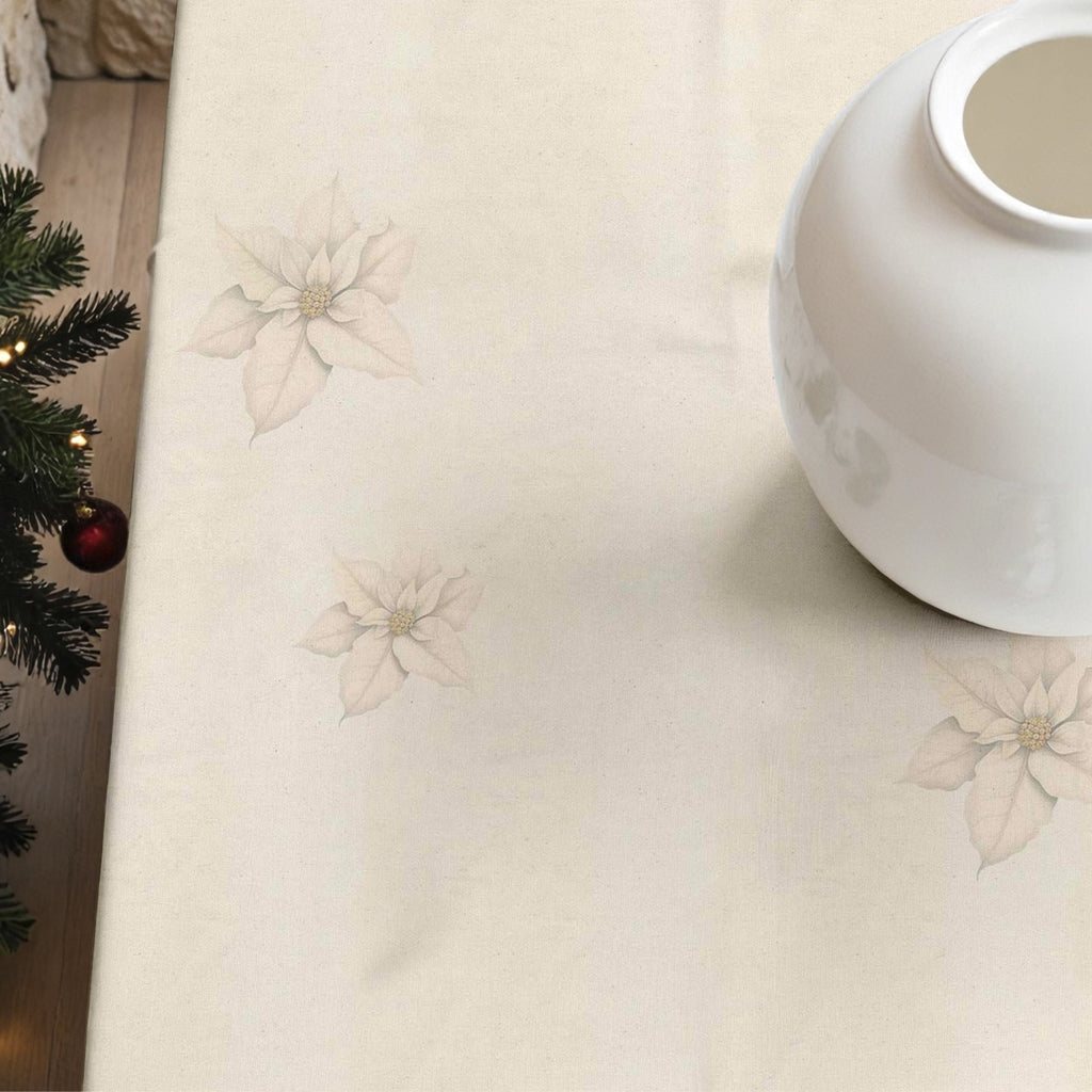 Mantel antimanchas Holiday ponsettia 1225