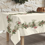 Mantel antimanchas Holly garland 1225