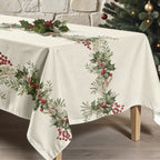 Mantel antimanchas Holly garland 1225