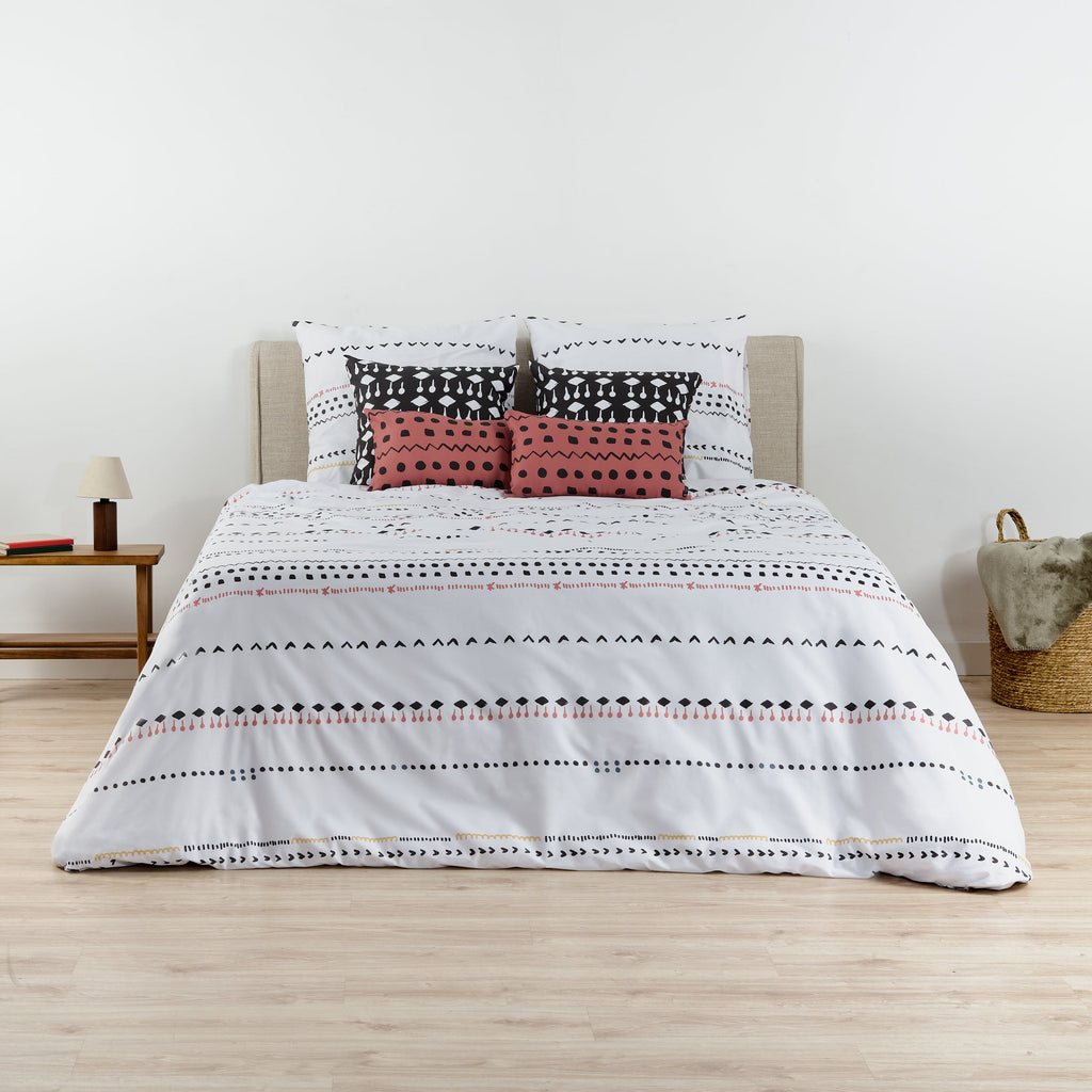 Duvet cover with bottle neck 100% cotton Kiel