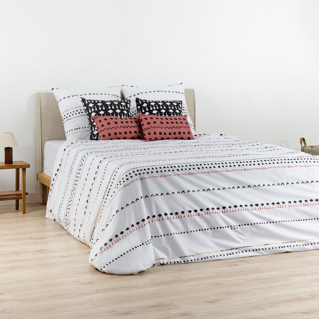 Duvet cover with bottle neck 100% cotton Kiel