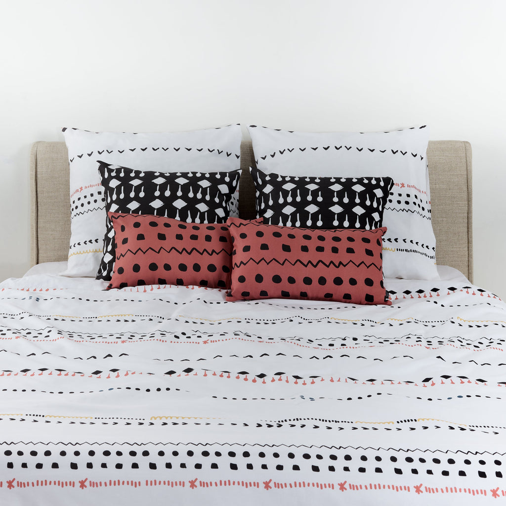 Duvet cover with bottle neck 100% cotton Kiel