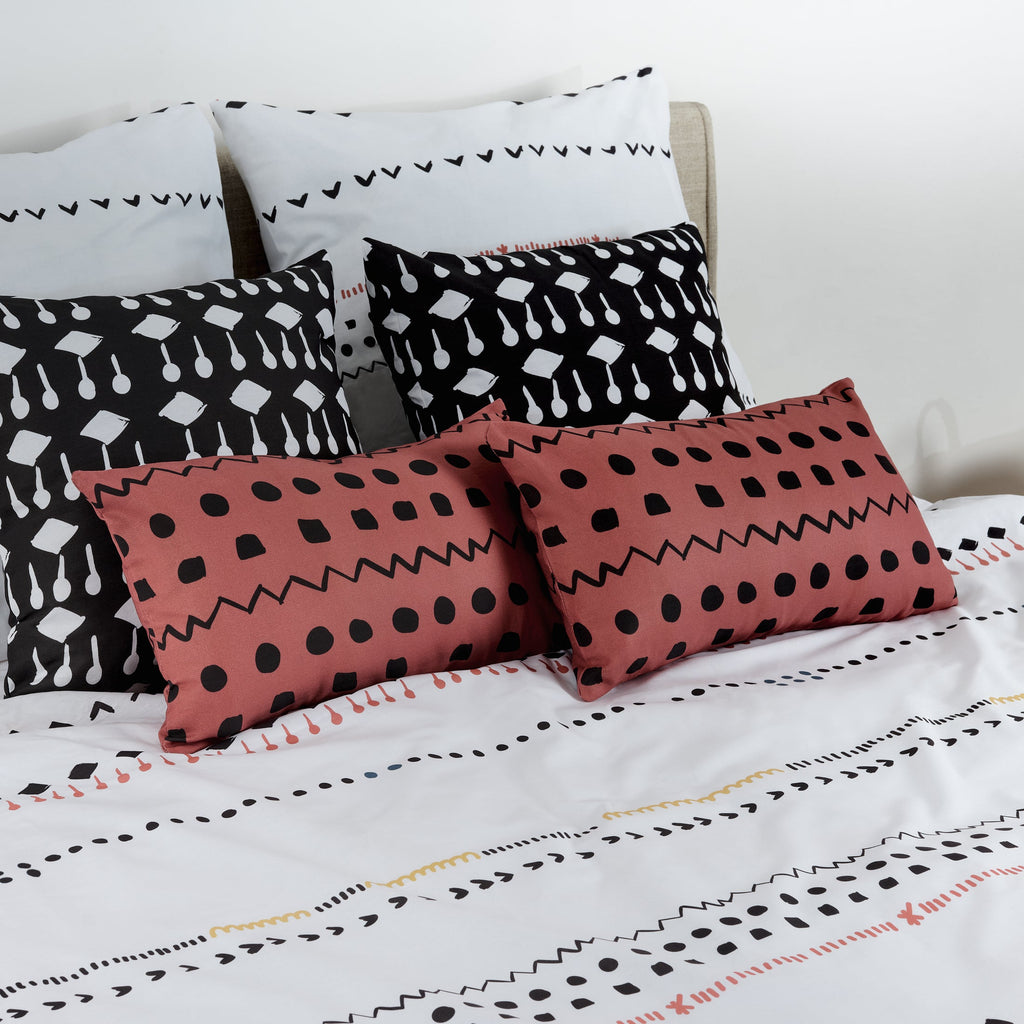 Duvet cover with bottle neck 100% cotton Kiel