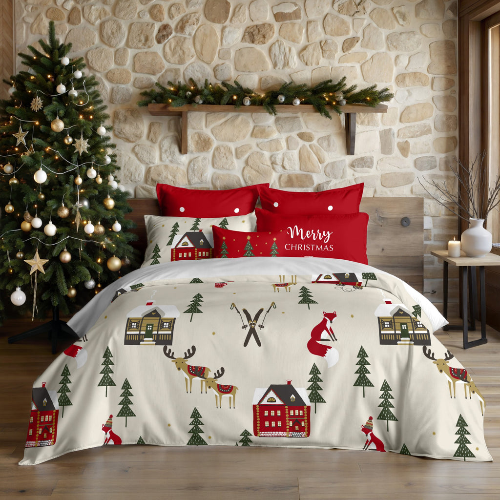 Funda nórdica con clicks 100% algodón Laponia 19