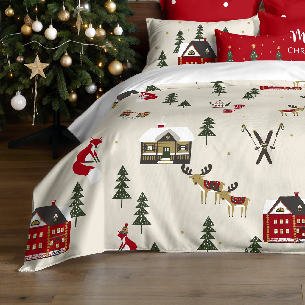 Funda nórdica con clicks 100% algodón Laponia 19