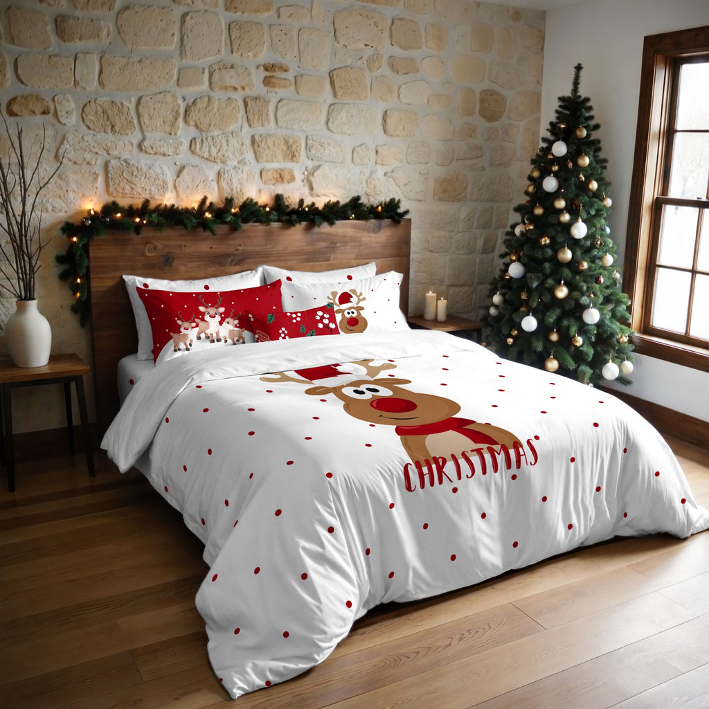 Housse de couette à clics 100% coton Laponia 21