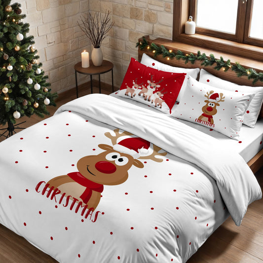 Housse de couette à clics 100% coton Laponia 21
