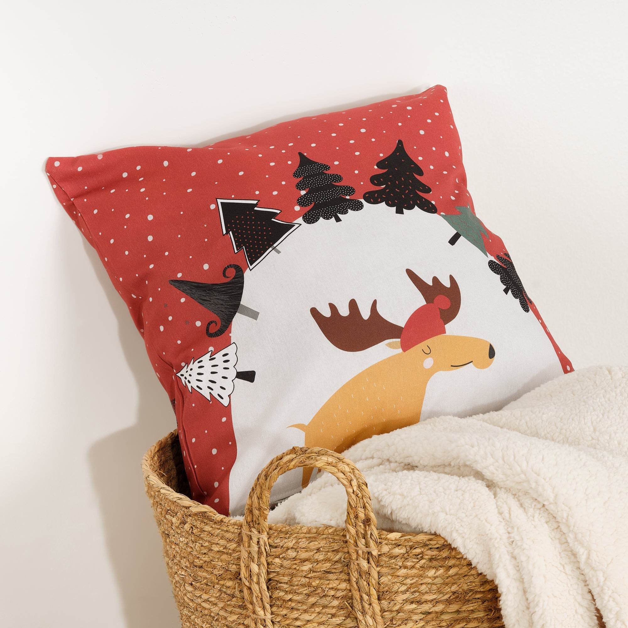 100% cotton cushion cover Lapland 36 50x50 cm