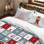 Housse de couette à clics 100% coton Laponia 3