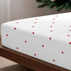 100% Cotton Lapland Sheet Set 47 Red