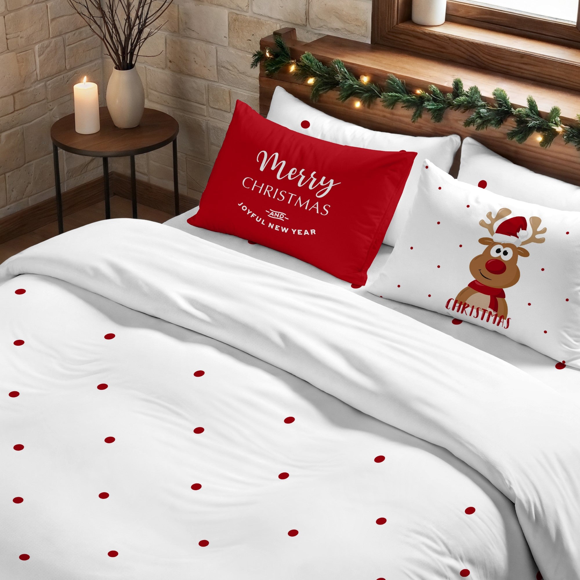 Housse de couette à clics 100% coton Laponia 47