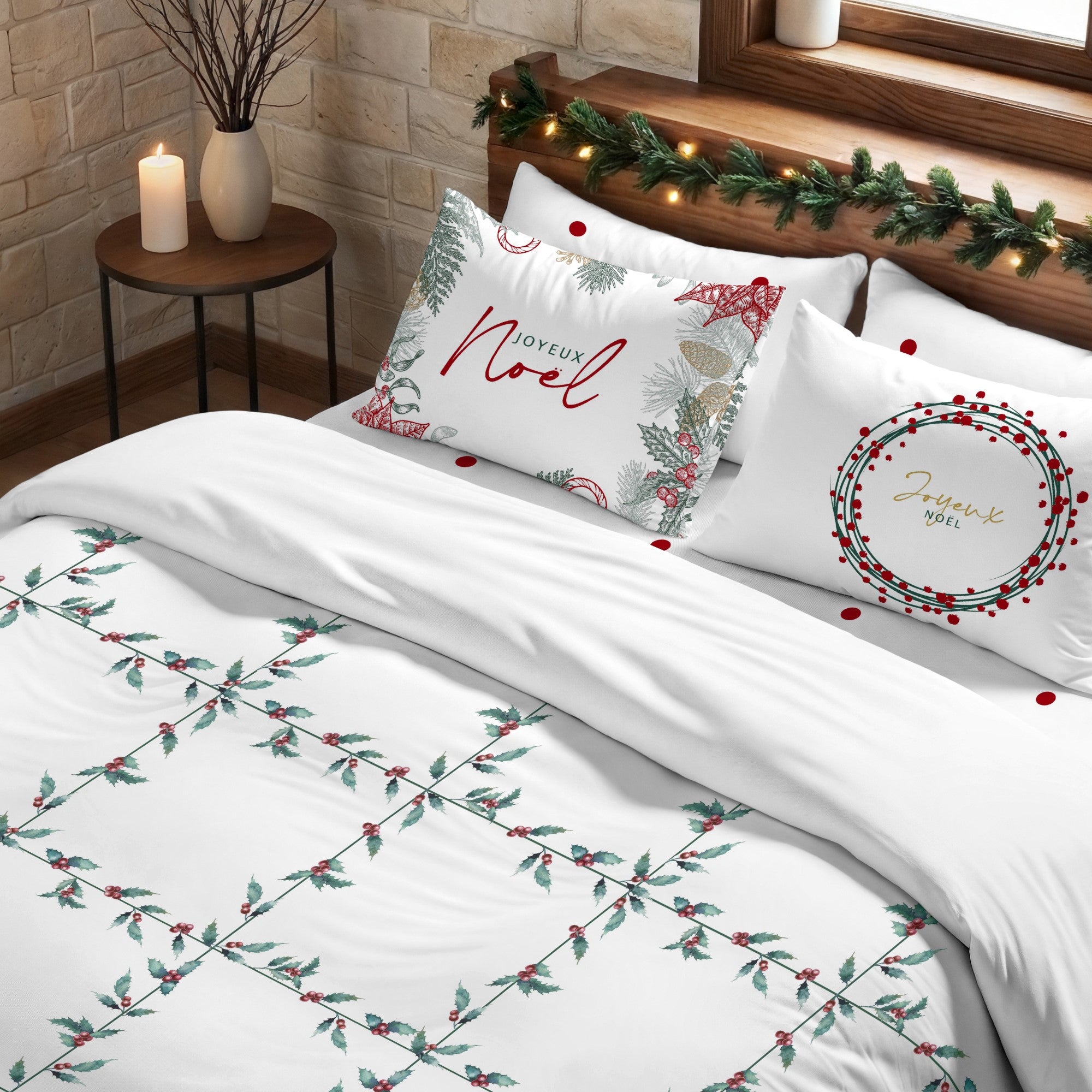 Housse de couette à clics 100% coton Laponia 49