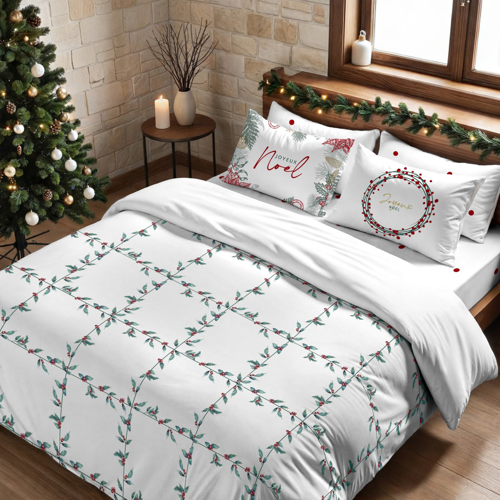 Housse de couette à clics 100% coton Laponia 49