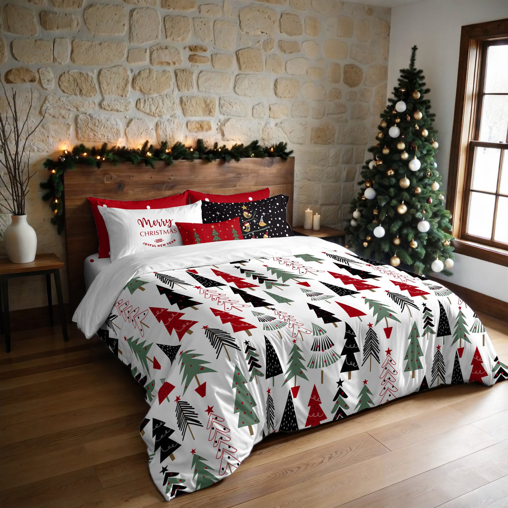 Housse de couette à clics 100% coton Laponia 50