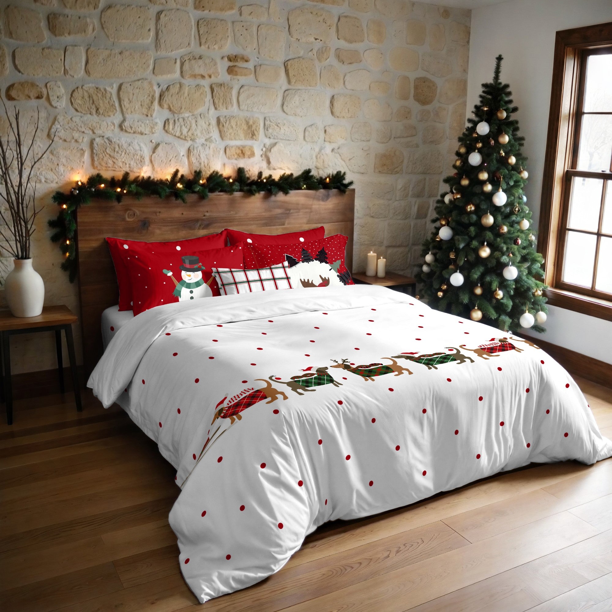 Housse de couette à clics 100% coton Laponia 51